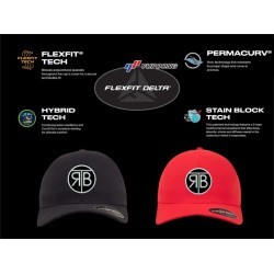 Șapcă RTB Flexfit Delta 180 Cap, Black, Large/X-Large