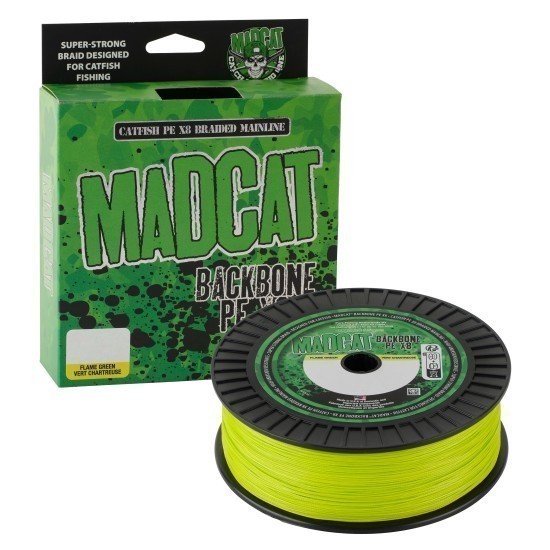 Fir textil Madcat Backbone PE X8 Flame Green 0.35mm/31.8kg/300m