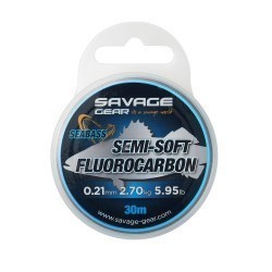 Fir fluorocarbon Savage Gear Semi-Soft Sea Bass 0.29mm/4.79kg/30m