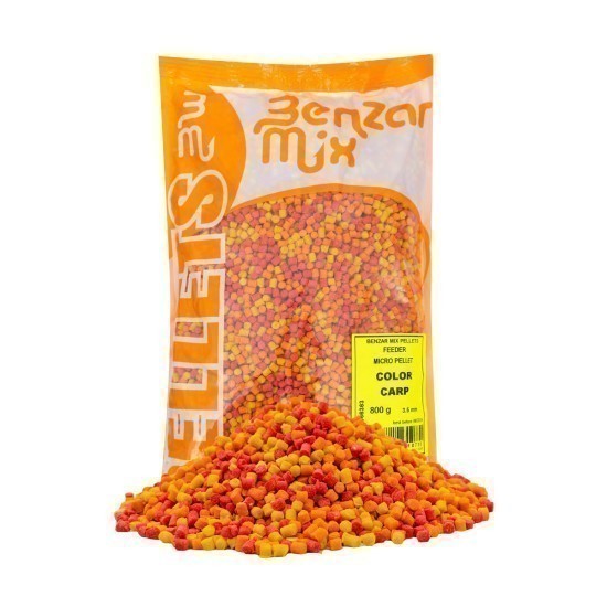 Micropelete Feeder Benzar Micro Color Carp 3.5mm 800g