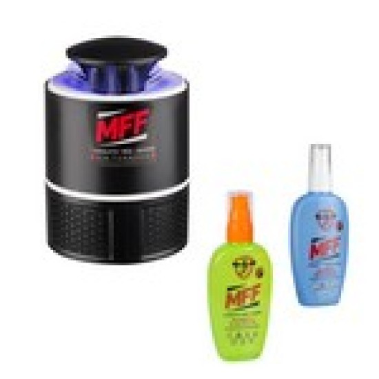 Set MFF Air Tornado Mosquito Killer Lamp + 2x MFF Mosquito Repellent Spray 100ml Set MFF Air Tornado Mosquito Killer Lamp + 2x MFF Mosquito Repellent Spray 100ml