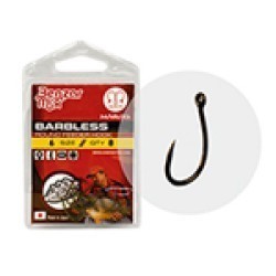 Carlige Benzar Barbless Round Feeder nr. 4 8buc