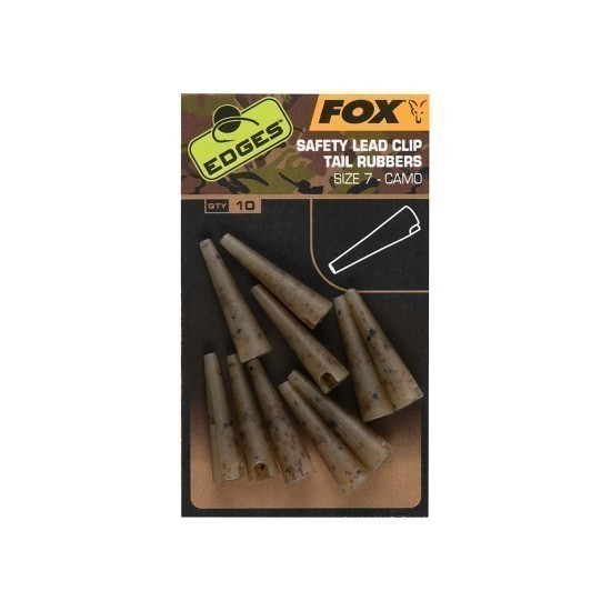 Edges Camo Size 7 lead clip tail rubbers Edges Camo Size 7 lead clip tail rubbers