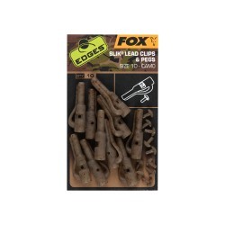 Edges Camo Size 10 Slik lead clip + pegs