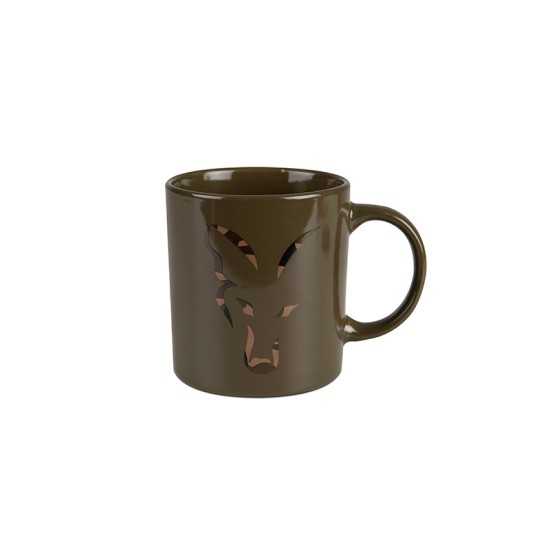 Fox Green and Camo Head Ceramic Mug Fox Green and Camo Head Ceramic Mug