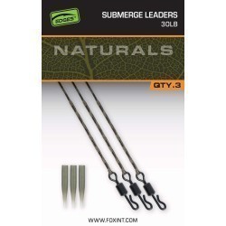 Naturals Submerged Leaders 30lb x 3