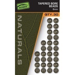 Naturals 6mm Tapered Bore Beads X 30