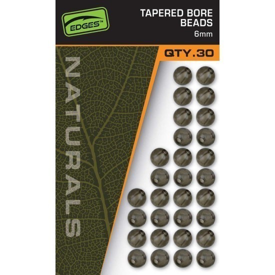 Naturals 6mm Tapered Bore Beads X 30