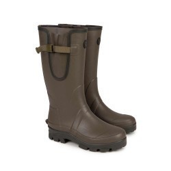 Neoprene lined Camo/Khaki Rubber Boot (Size 7)