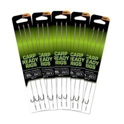 Carp Ready Rigs x 3 - Wide Gape size 4 (25lb)