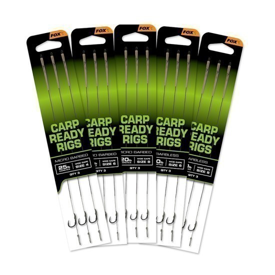 Carp Ready Rigs x 3 - Wide Gape size 8 (20lb) Carp Ready Rigs x 3 - Wide Gape size 8 (20lb)