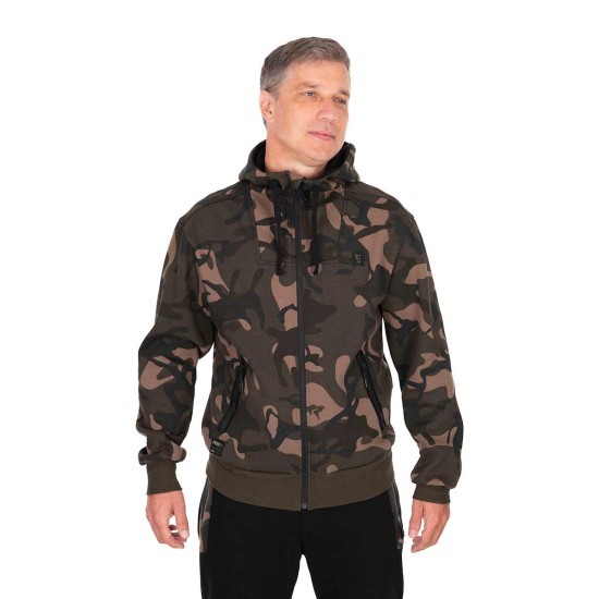 Camo full zip premium 310 hoodie - S