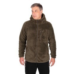 Khaki HD premium full zip teddy  - XL