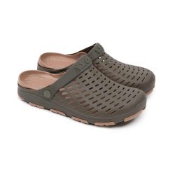 Fox Khaki clogs  - sz 7 / 41