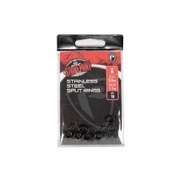 Inele despicate Fox Rage Strike Point Stainless Steel Split Rings S, 10buc/plic