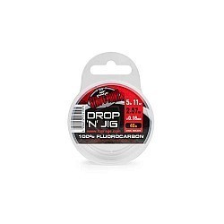 Fir Fluorocarbon Fox Rage Strike Point Drop N Jig Clear 0.27mm/5.15kg/40m