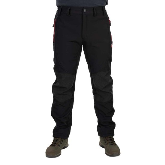 Pantaloni Fox Rage Pro Series Softshell Trousers, Storm Grey & Chilli Red, 3x-Large