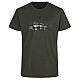Tricou Daiwa Zander Olive Cu Motiv Șalău, Large