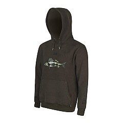 Hanorac Daiwa Zander Dark Olive Cu Motiv Șalău, Medium