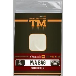 Pungi solubile Pva Prologic Perforated, 100x140mm, 17buc/blister