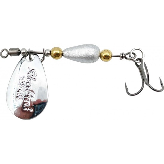 Linguriță rotativă Daiwa Silver Creek, Silver Metal, 6g