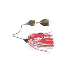 Spinnerbait Berti Shallow Killer 2x Colorado/Alb/Negru/Roșu, 7g
