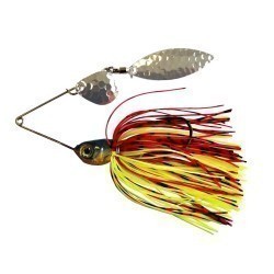 Spinnerbait Berti 1x Colorado + 1x Salcie/Rosu/Negru/Chartreuse, 11g