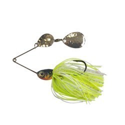 Spinnerbait Berti 2x Colorado/White/Chartreuse, 11g