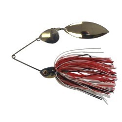 Spinnerbait Berti Gigant 1x Colorado + 1x Salcie/Alb/Negru/Roșu, 17g