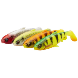 Shad Savage Gear 3D River Roach, Dark Water Mix, 10cm, 10g, 4buc/plic