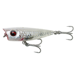 Vobler Savage Gear 3D Minnow Popper, Crystal White, 4.3cm/2.6g