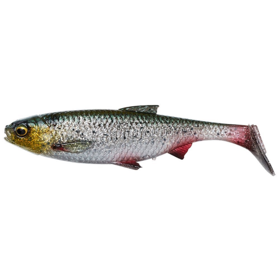 Shad Savage Gear 3D River Roach, Green Silver, 10cm, 10g, 4buc/plic Shad Savage Gear 3D River Roach, Green Silver, 10cm, 10g, 4buc/plic