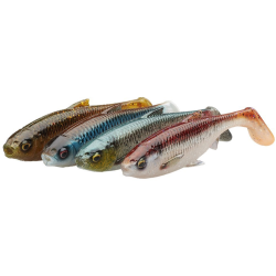 Shad Savage Gear 3D River Roach, Clear Water Mix, 8cm, 5g, 4buc/plic