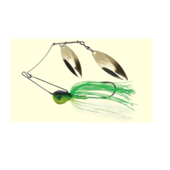 Spinnerbait Mustad Arm Lock, Lime/Chartreuse, 7g