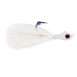 Jig Mustad Big Eye Bucktail, White Crystal Flash, 3.5g