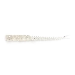 Grub Mustad Aji Bachi, Clear Silver Glitter, 5cm, 15buc/plic