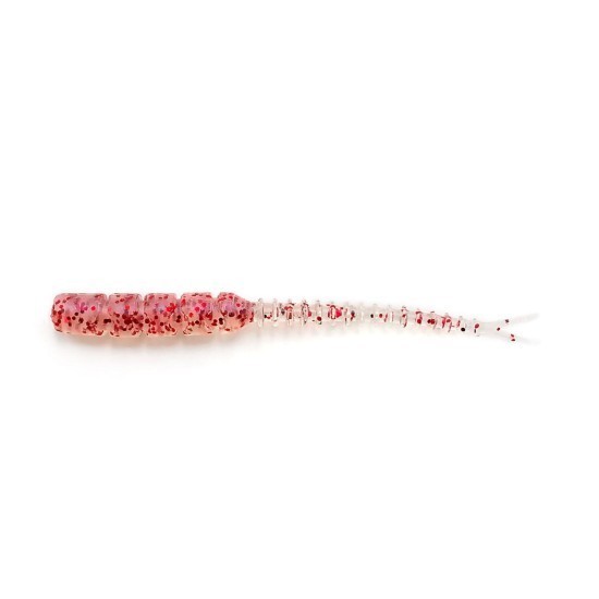 Grub Mustad Aji Bachi, Clear Red Glitter, 5cm, 15buc/plic