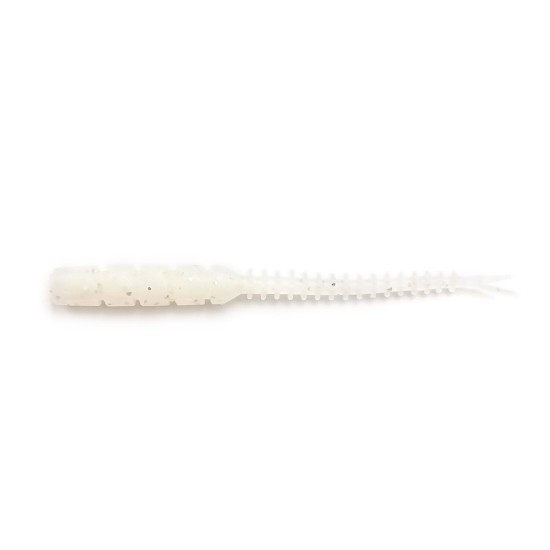 Grub Mustad Aji Bachi, White Glow Glitter, 5cm, 15buc/plic