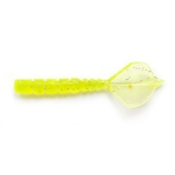 Grub Mustad Aji Micro Hila, UV Clear Chartreuse, 4.3cm, 12buc/plic