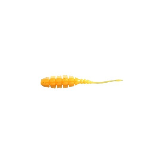Grub Mustad Aji Micro Naf, Orange Glow Glitter, 5cm, 10buc/plic Grub Mustad Aji Micro Naf, Orange Glow Glitter, 5cm, 10buc/plic