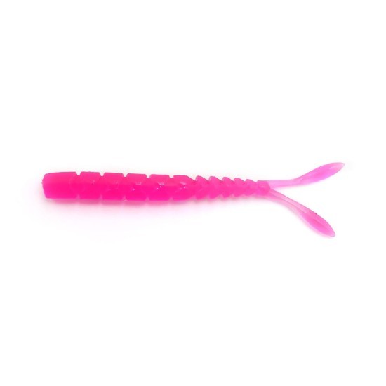 Grub Mustad Aji Micro Pilo, UV Clear Pink, 5cm, 15buc/plic