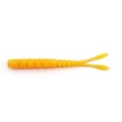Grub Mustad Aji Micro Pilo, Orange Glow Glitter, 5cm, 15buc/plic