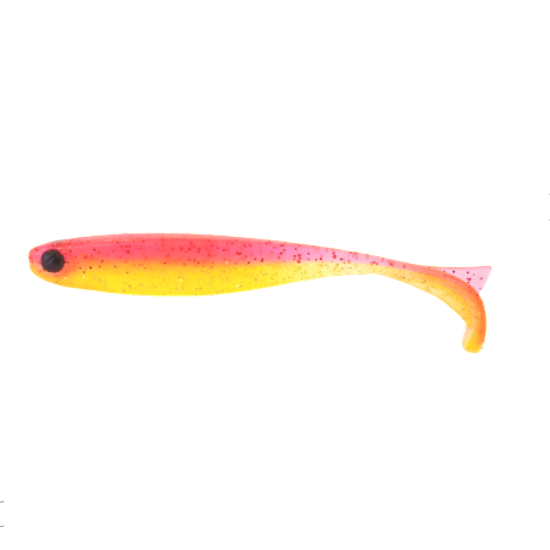 Shad Mustad Mezashi Tail Minnow Floating, Shocking Pink, 8.8cm, 6buc/plic