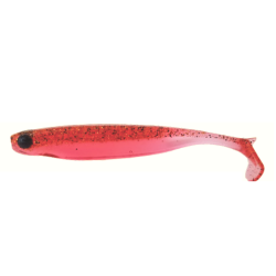 Shad Mustad Mezashi Z Minnow, Transparent Red, 8.8cm, 6buc/plic