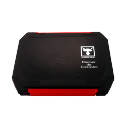 Cutie pentru năluci Jackall 2300D Double Open M, Black, 23.4x19.5x4cm