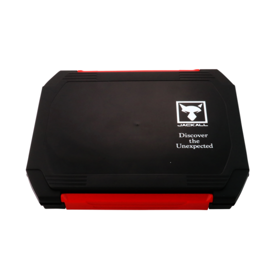 Cutie pentru năluci Jackall 2300D Double Open M, Black, 23.4x19.5x4cm Cutie pentru năluci Jackall 2300D Double Open M, Black, 23.4x19.5x4cm