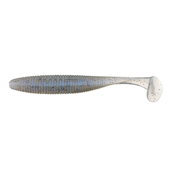 Shad Jackall Rhythm Wave, NH Smoke Wakasagi, 9.7cm, 7buc/plic Shad Jackall Rhythm Wave, NH Smoke Wakasagi, 9.7cm, 7buc/plic
