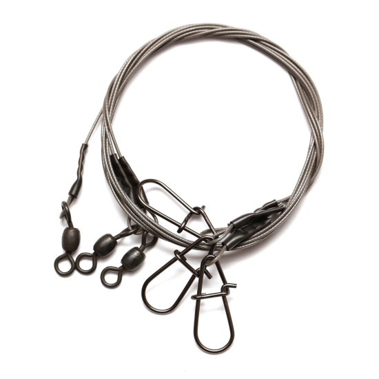 Strună Savage Gear Carbon49 Trace, 35cm, 0.60mm/16kg, 3buc/plic