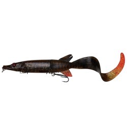 Shad Savage Gear 3D Hybrid Pike Slow Sink, Motor Oil, 17cm/47g, 1+2cozi/blister