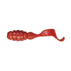 Nălucă Jackall Good Meal Grub, Red Gold Flake, 3.8cm, 8buc/plic